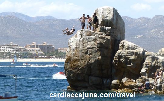 Diving from Rocks in Cabo San Lucas