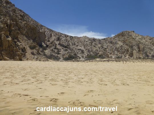 View of Large Rocks at Divorce Beach Cabo San Lucas