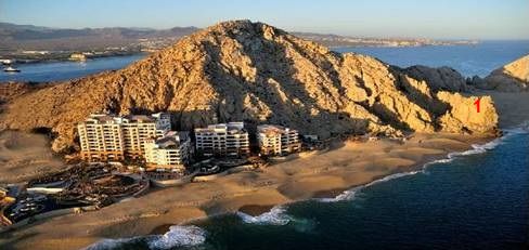 Grand Solmar to Divorce Beach overhead View